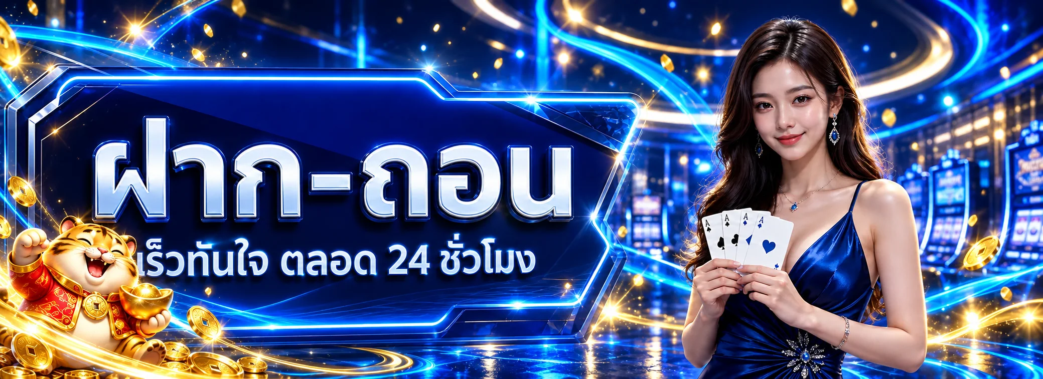 แบนเนอร์ฝากถอน Infinity89 ตลอด 24 ชั่วโมง